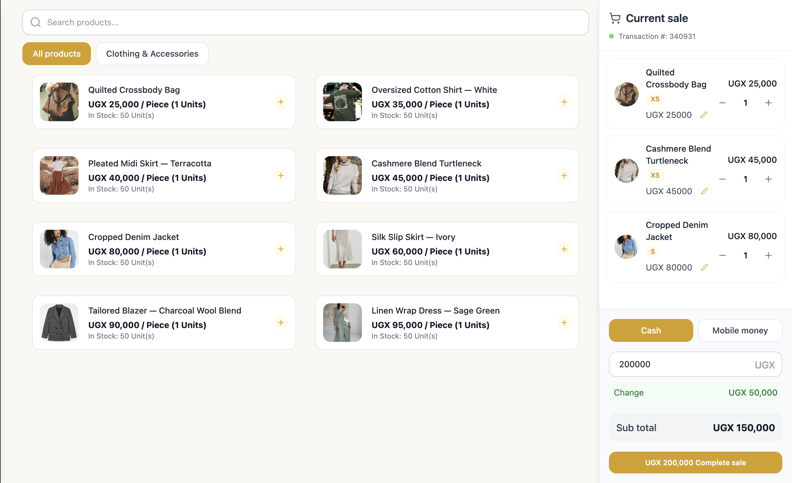Sell Online. Sell at the Counter. Same Store.